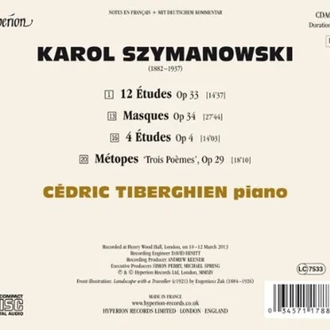 Masques / Métopes / Études, op. 4 / Études, op. 33