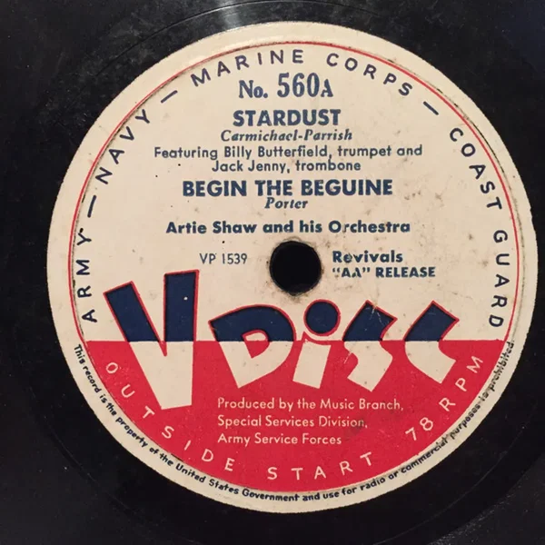 Stardust / Begin the Beguine / My Heart Stood Still / I’m an Old Cow‐Hand