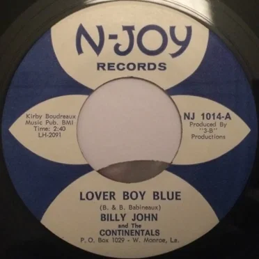 Lover Boy Blue by Billy John And The Continentals - album cover