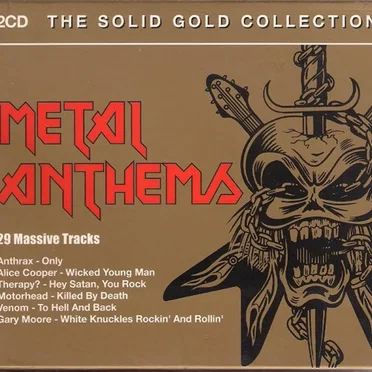 Metal Anthems: The Solid Gold Collection by Various Artists - album cover