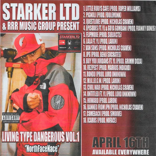 LIVING TYPE DANGEROUS Vol. 1 "North Face Nace"
