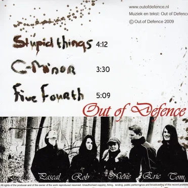 for Hope, Glory and Ourselves by Out of Defence - album cover