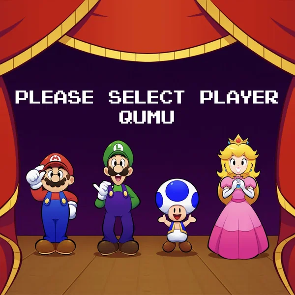 Please Select Player (from "Super Mario Bros. 2")