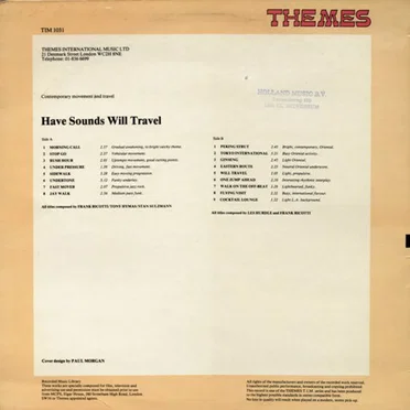 Have Sounds Will Travel by Various Artists - album cover