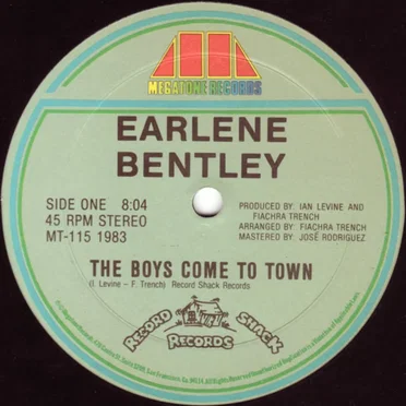 The Boys Come to Town by Earlene Bentley - album cover