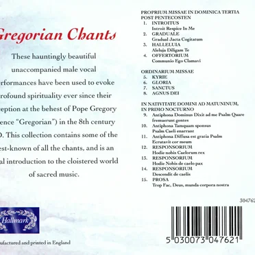 Gregorian Chants - Timeless Uplifting Performances