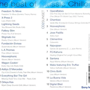 The Best of Classic Chillout by Various Artists - album cover