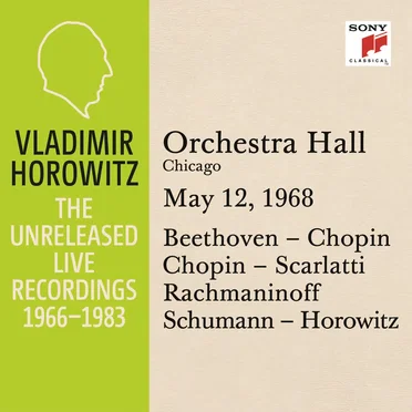 Vladimir Horowitz in Recital at Orchestra Hall Chicago May 12 1968