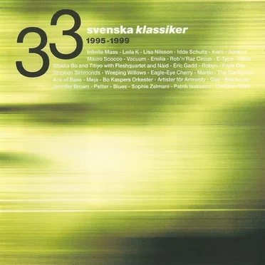 33 svenska klassiker 1995-1999 by Various Artists - album cover