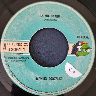 La millonaria / Cumbia de Los Halcones by Manuel González - album cover