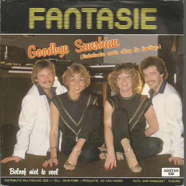 Goodbye Sunshine (Keep On Smiling) by Fantasie - album cover