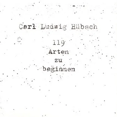 119 Arten zu beginnen