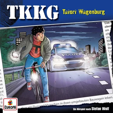 TKKG 196: Tatort Wagenburg by Stefan Wolf - album cover