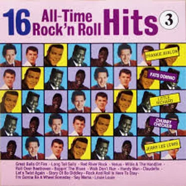 16 All‐Time Rock ’n Roll Hits, 3 by Various Artists - album cover