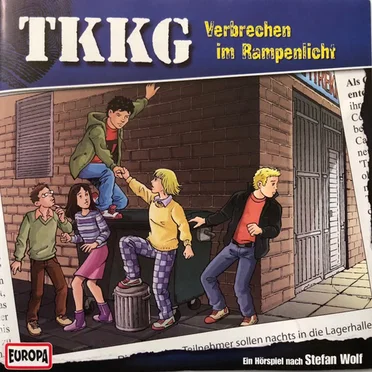 TKKG 176: Verbrechen im Rampenlicht by Stefan Wolf - album cover