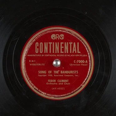 Song of the Bandurists / This Music I Love by Fedor Clement - album cover