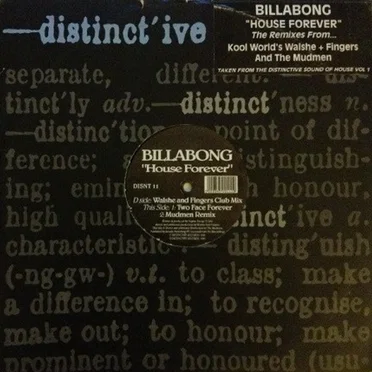 House Forever (The Remixes) by Billabong - album cover