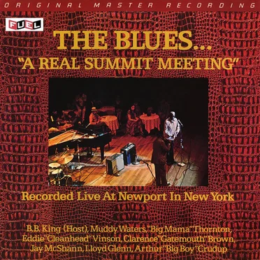 The Blues ... "A Real Summit Meeting" by Various Artists - album cover