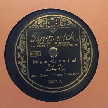 Singen wir ein Lied / Villa d'este by Jean Omer und sein Orchester - album cover