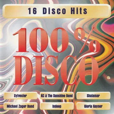 100% Disco - 16 Disco Hits by Various Artists - album cover