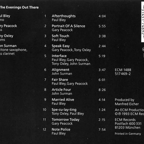 In the Evenings Out There