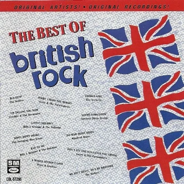 The Best of British Rock by Various Artists - album cover