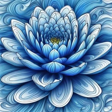 Blue Water Lily