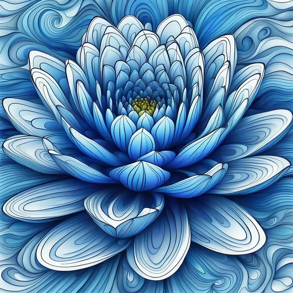 Blue Water Lily