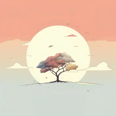 under a tree