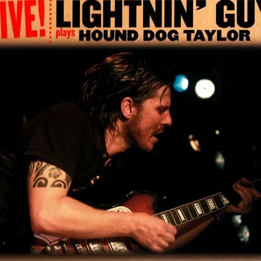 Plays Hound Dog Taylor by Lightnin' Guy - album cover