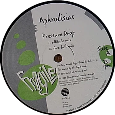 Pressure Drop / Feathers in My Face by Aphrodisiac - album cover
