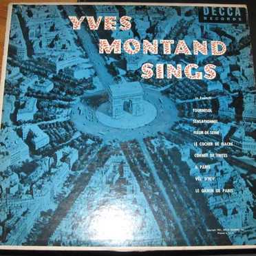Yves Montand chante Paris
