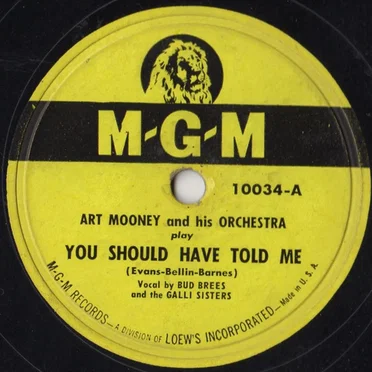 You Should Have Told Me / As Long as I'm Dreaming
