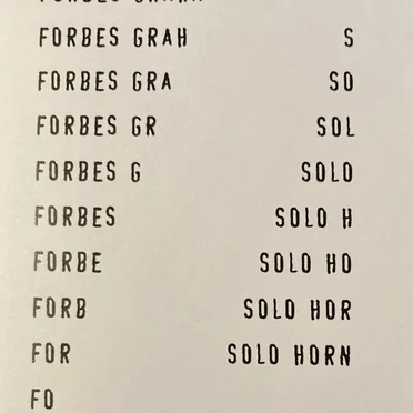Solo Horn