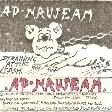 Straining at the Leash by Ad Nauseam - album cover