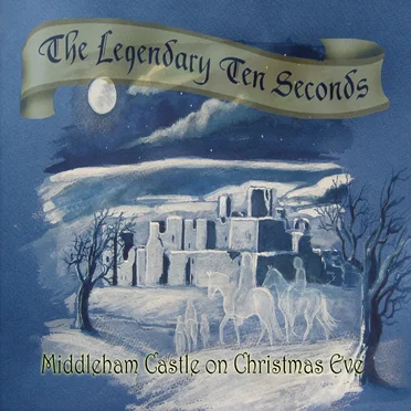 Middleham Castle on Christmas Eve