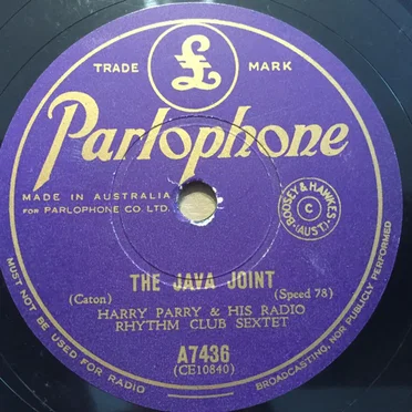Basin Street Ball / The Java Joint by Harry Parry & His Radio Rhythm Club Sextet - album cover