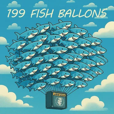 199 Fish Balloons
