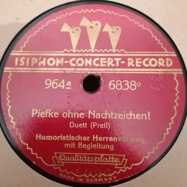 Piefke ohne Nachtzeichen / In der Instruktionsstunde