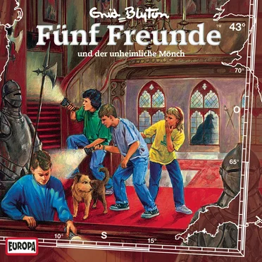 Fünf Freunde, Episode 43: und der unheimliche Mönch by Enid Blyton - album cover