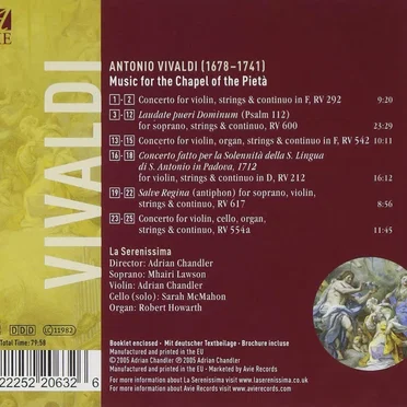 Musica per la Cappella della Pietà