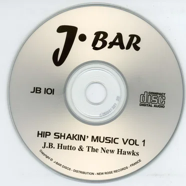Hip Shakin Music' Vol 1 by J.B. Hutto & The New Hawks - album cover