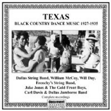 Texas: Black Country Dance Music 1927-1935 by Various Artists - album cover