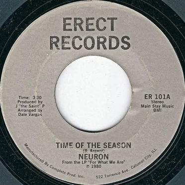 Time of the Season / Do Me Right by Neuron - album cover