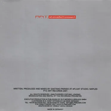 Advanced Techno Research Selection 98/00 by Gaetano Parisio - album cover