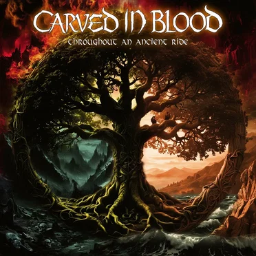 Throughout an Ancient Ride by Carved In Blood - album cover