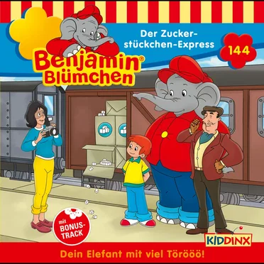 Benjamin Blümchen, Folge 144: Der Zuckerstückchen-Express by Benjamin Blümchen - album cover