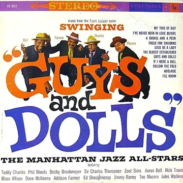 Swinging Guys and Dolls by The Manhattan Jazz All-Stars - album cover