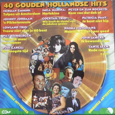 40 gouden Hollandse hits by Various Artists - album cover