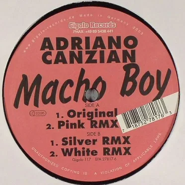 Macho Boy by Adriano Canzian - album cover